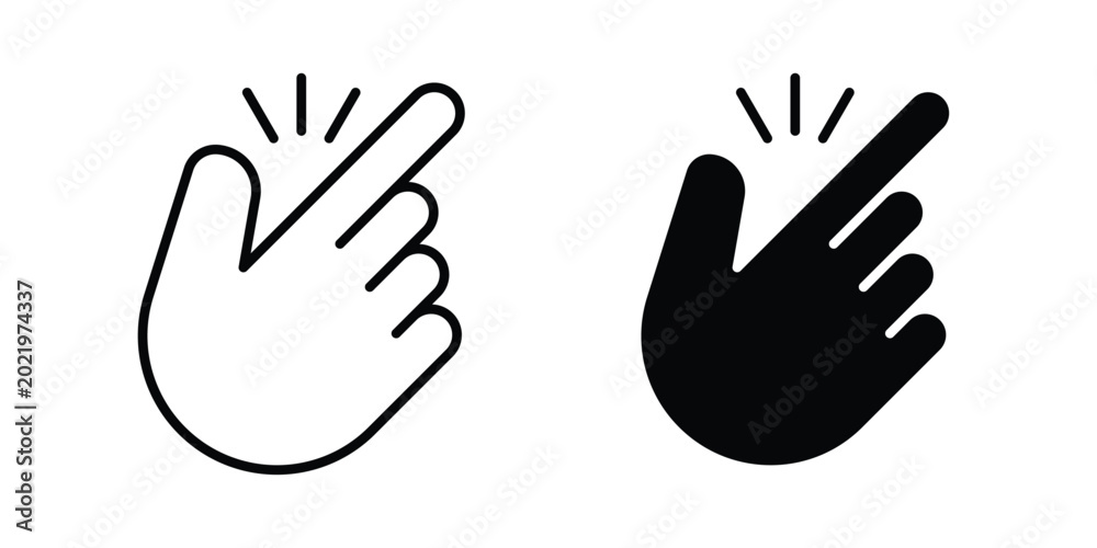 Fototapeta premium Easy to use icon. Doodle Icon in Minimal Line Art Style