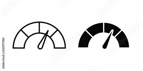 Slika na platnu Performance icon. Doodle Icon in Minimal Line Art Style