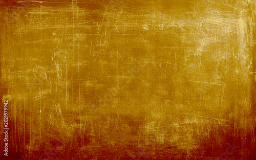 Quadro su tela Chalkboard or blackboard brown texture