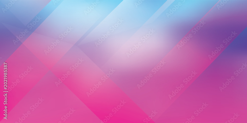 Fototapeta premium Abstract Gradient Geometric Background With Pink And Blue Diagonal Layers For Modern Design