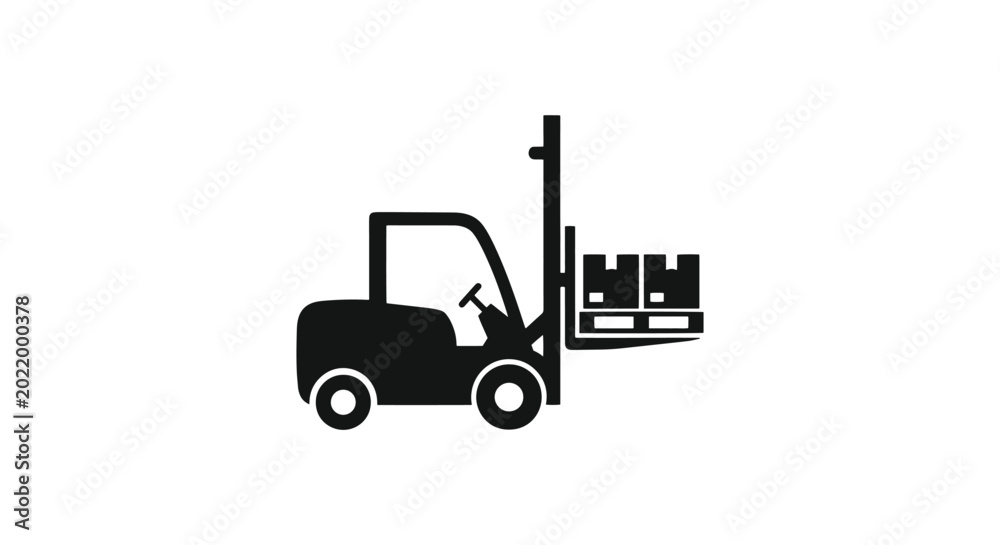 Naklejka premium loading dock Line art vector creative color pattern