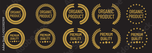 Obraz na plátně premium quality badges