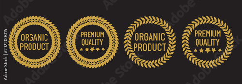 Photos premium quality badges