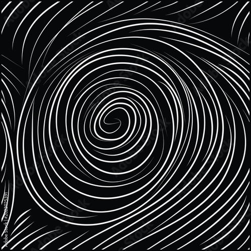 black and white spiral background