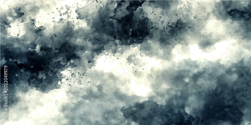 Foto Abstract, dynamic, and textured monochrome watercolor artwork evokes stormy, bro