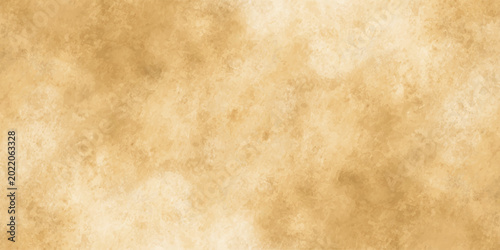 Schilderij op canvas A close-up view of an antique parchment background, with textured paper, evokes a sense of history and the passage of time