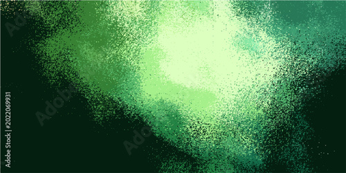 фотографія Abstract green artistic piece evokes serenity tranquility and freshness