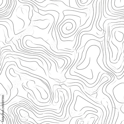 Topographic Map Contour Lines Pattern.