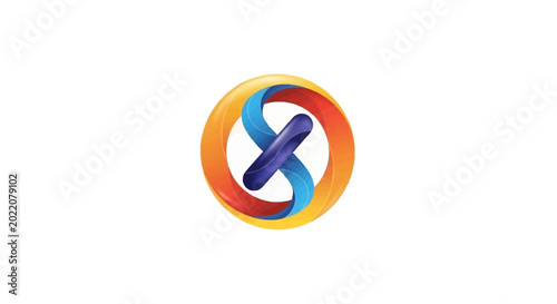 Colorful Infinity Symbol Logo Design.