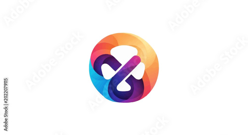 Colorful Infinity Symbol Logo Design.