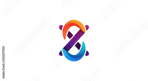 Colorful Infinity Symbol Logo Design.
