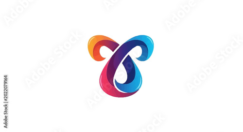 Colorful Infinity Symbol Logo Design.