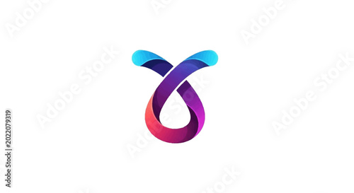 Colorful Infinity Symbol Graphic Design.