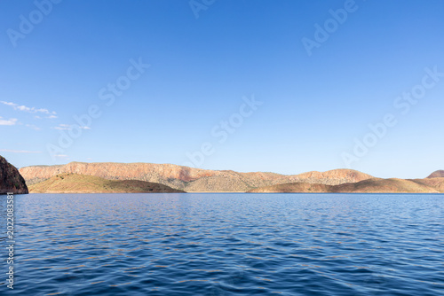 Landscape Scenery of the Australian outback - Lake Argyle	