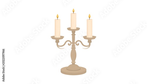 Lighted candelabra