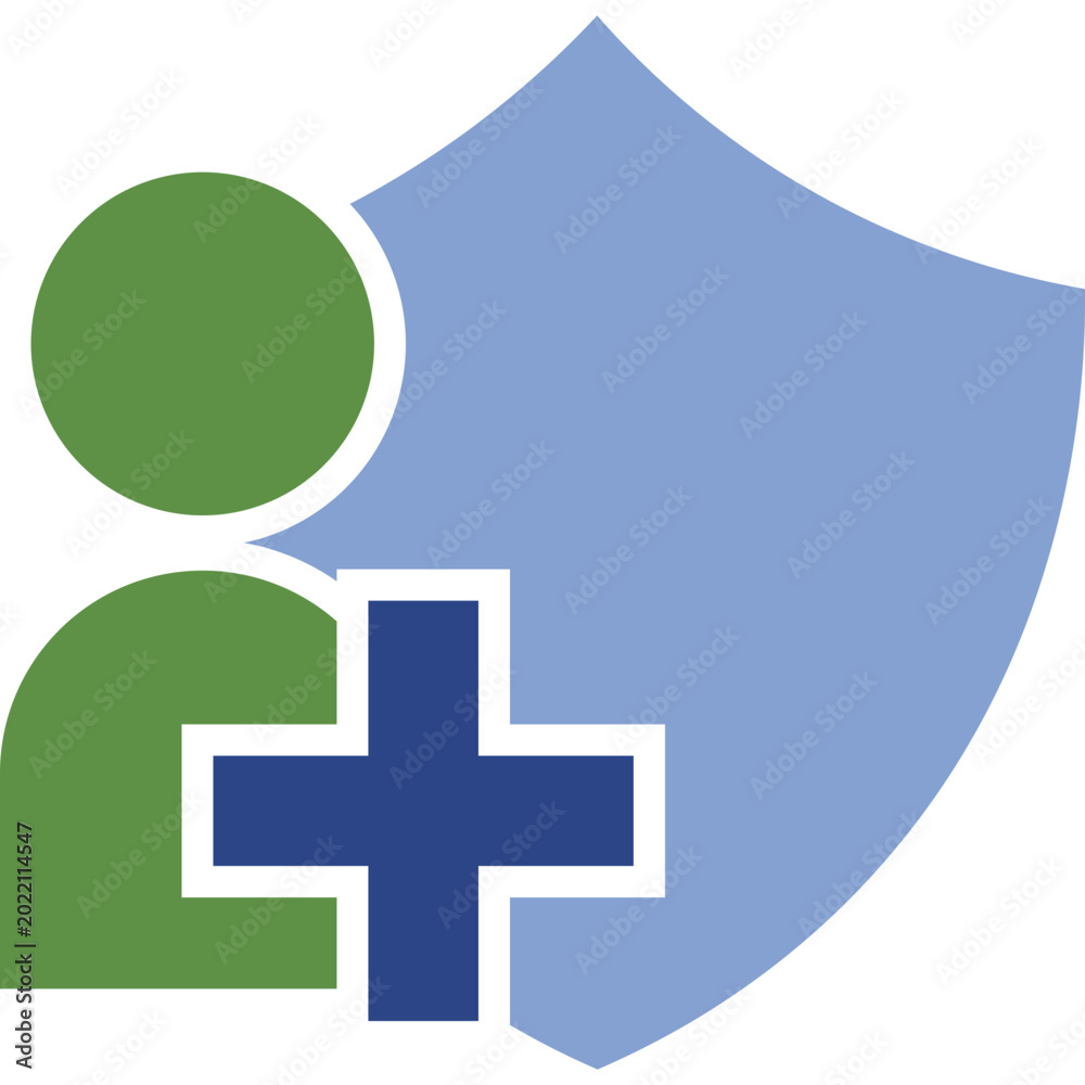 Fototapeta premium Health Safety Logo