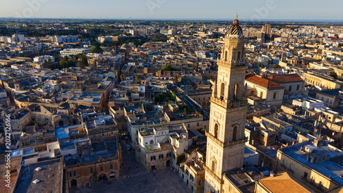 Lecce, Puglia, Italy, aerial drone view