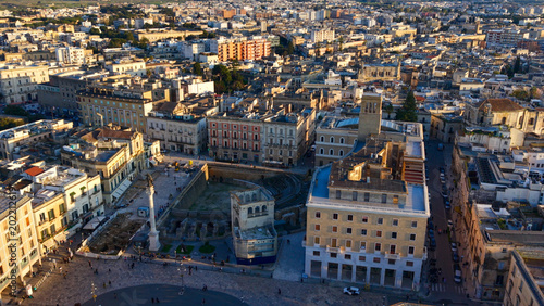 Lecce, Puglia, Italy, aerial drone view