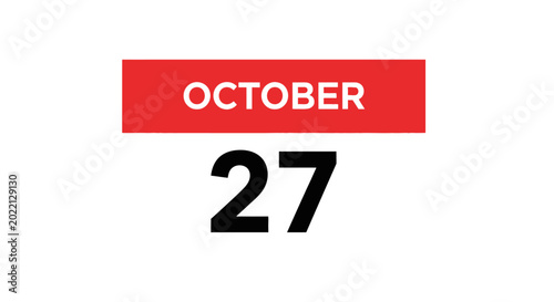 Tableau sur toile October twenty seventh calendar date.