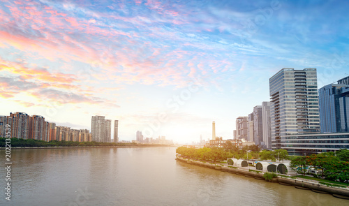 Zhujiang New Town skyline, Guangzhou, China