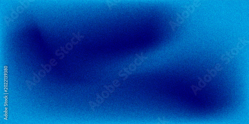 Blue noise gradient background. Navy grainy texture gradation cover. Christmas soft cold transition. Fresh banner template.