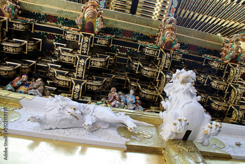 Cuadro en lienzo yomeimon gate in a buddhist and funerary complex (tosho-gu) in nikko in japan