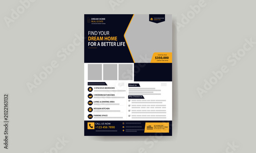 Luxury Real Estate Property Flyer Template