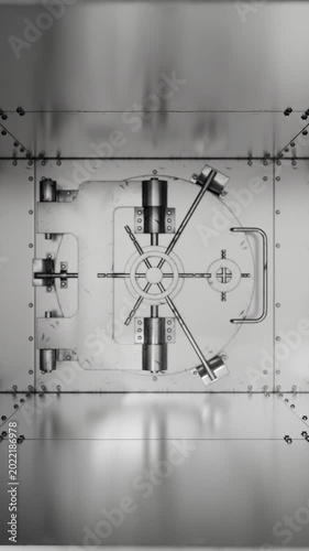 Opening Vault 3D render animation