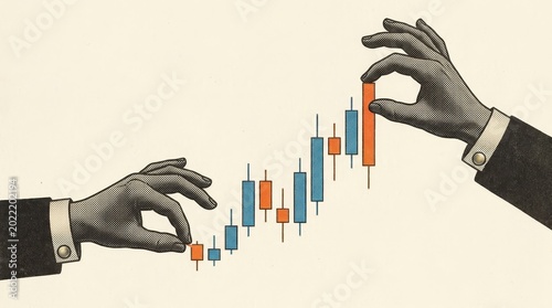 Market manipulation analysis candlestick charts in stock trading strategies