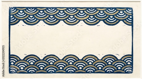 

Seamless vintage background featuring an ornate blue and white floral lace frame with decorative vector pattern borders and elegant geometric ornament elements