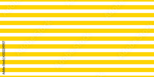 Yellow stripes. Yellow-white stripes texture. Seamless pattern. Vertical lines background. Pastel backdrop. Cute vintage background. Design of wrap. Vector.