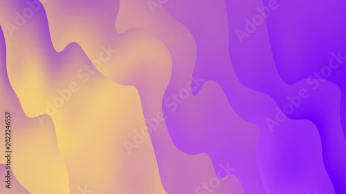 Abstract gradient waves footage