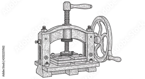 Close-up of vintage mechanical hand crank telephone