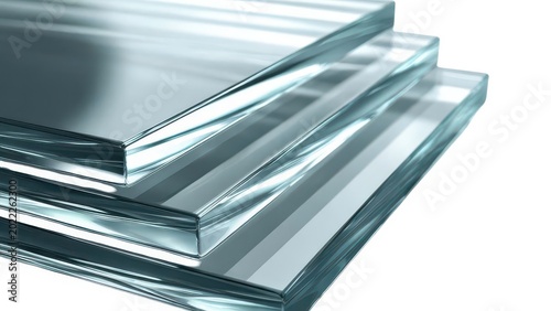 Stacked green and gray notebooks or paper documents on a flat surface