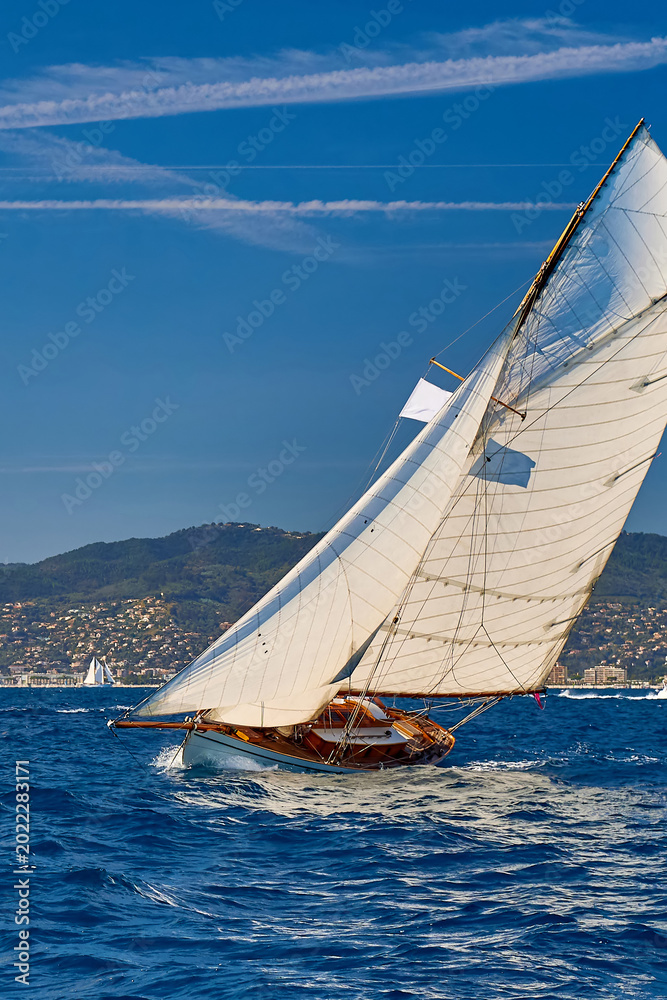 Fototapeta premium Sailing yacht race. Yachting. Sailing. Regatta 