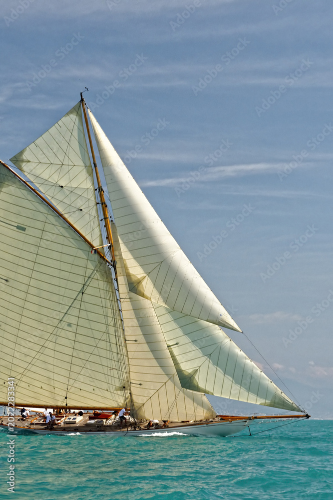 Fototapeta premium Sailing yacht race. Yachting. Sailing. Regatta 