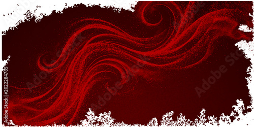 Photos Abstract Red and White Floral Background with Hearts and Vintage Pattern