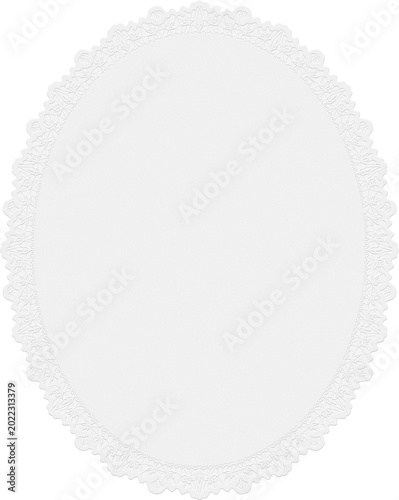 Textured Doily Lace Frame
