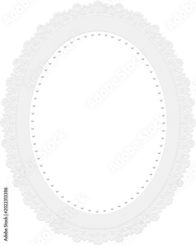 Textured Doily Lace Frame