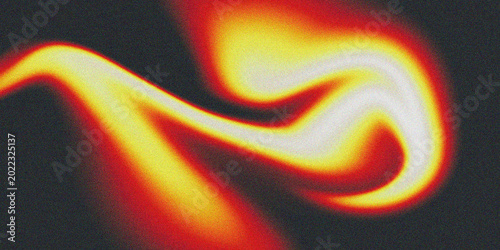 Abstract thermal heat map fluid wave on dark background