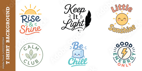 Photos Just peachy typography with peach illustration for sweet vibes.