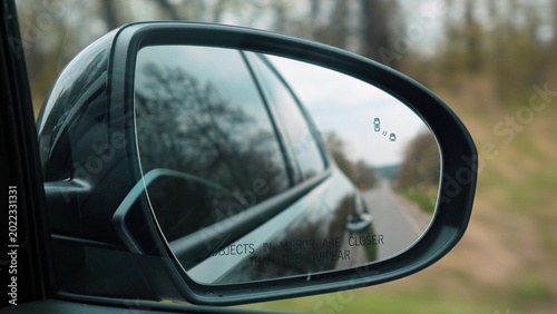 Картината върху платно Traveling in a car