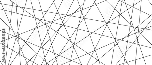 Foto Straight random chaotic geometric lines form striking abstract vector pattern with irregular angles chaotic arrangement create bold monochrome texture creative contemporary illustration background