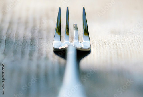 Fotografia Dining fork with a broken tine