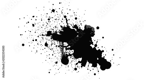 Tableau sur toile Pure black background with no visible content or patterns, uniform darkness thro