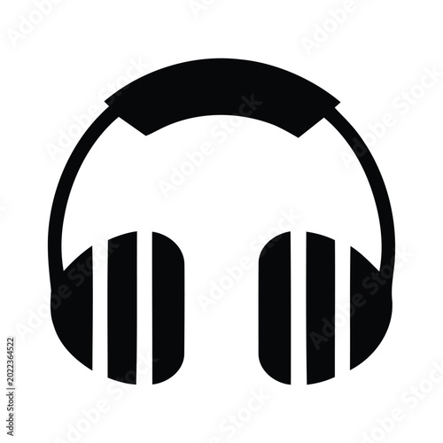 vector headphones icon