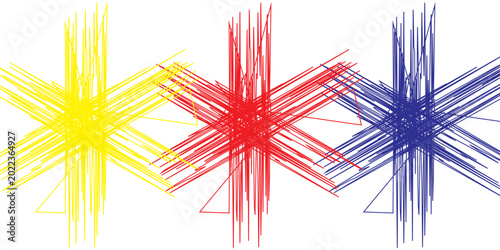 Tableau sur toile flash vektor illustration colorfull