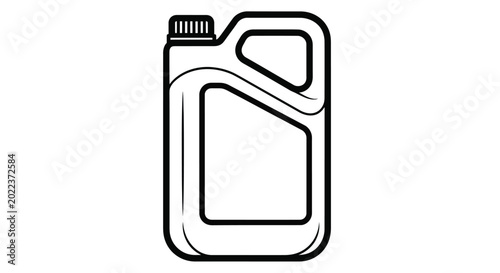 Oil can icon on white background