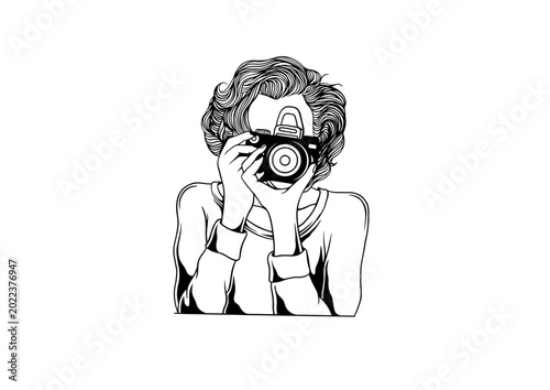 woman fotographer