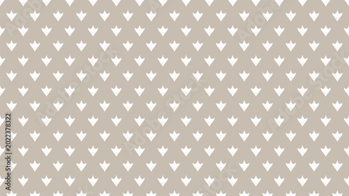 Beige seamless background with white duck webbed footprints minimalist animal tracks vector pattern